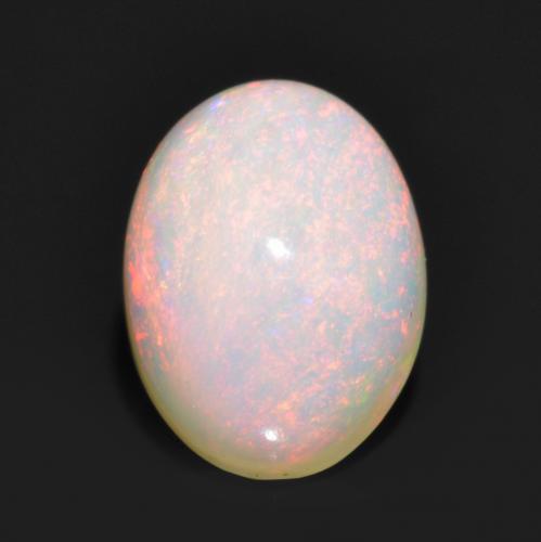 Multicolor Opal Gem - 1.1ct Oval Cabochon (ID: 564380)
