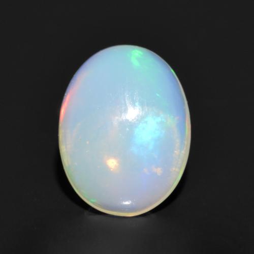 Multicolor Opal Gem - 1.1ct Oval Cabochon (ID: 564383)