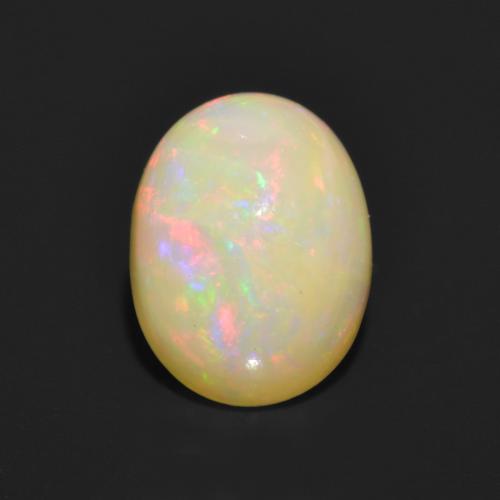 Multicolor Ópalo Gema - 1.2ct Cabujón Óvalo (ID: 564387)