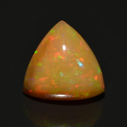 Multicolor Opal Gem - 2.3ct Trillion Cabochon (ID: 575997)