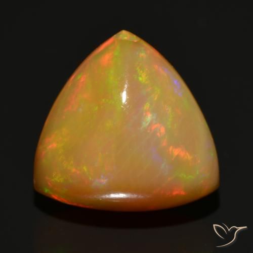4.38 ct Trillion Opal, 12.5 x 12.3 mm From Ethiopia, Photo A
