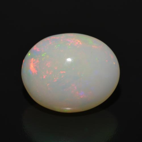 Многоцветный Опал Камень - 5ct Овал Кабошон (ID: 576003)