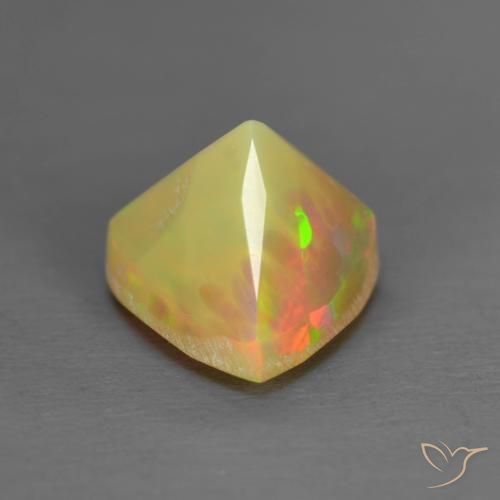 Opal Gemstone in 7 x 7 mm (calibrated) Size for Sale, Opal Stone in Multicolor Color
