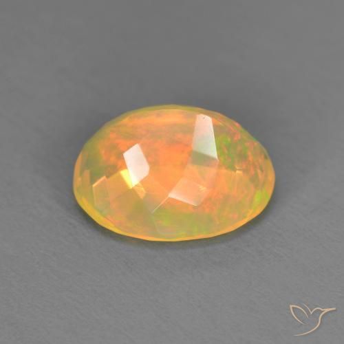 Opal Gemstone in 9 x 7 mm (calibrated) Size for Sale, Opal Stone in Multicolor Color