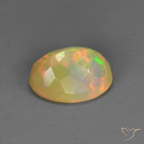 Opal Gemstone in 9 x 7 mm (calibrated) Size for Sale, Opal Stone in Multicolor Color