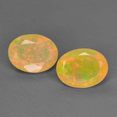 Multicolor Opal Gem - 1ct Oval Facet (ID: 592939)