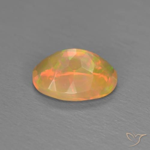 Opal Gemstone in 8 x 6 mm (calibrated) Size for Sale, Opal Stone in Multicolor Color