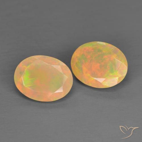 2.01ctw Natural Multicolor Opal, Oval, Translucent