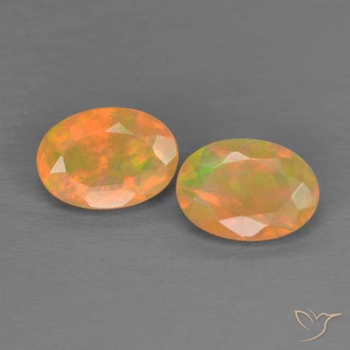 1 ct Oval Cut Opal, 7.2 x 5.1 mm From Ethiopia, Photo A