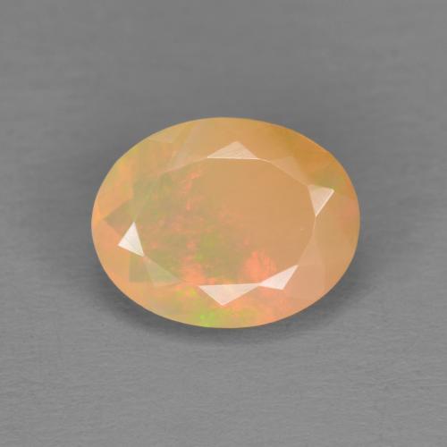 Multicolore Opale Gem - 1.1ct Ovale sfaccettato (ID: 594032)