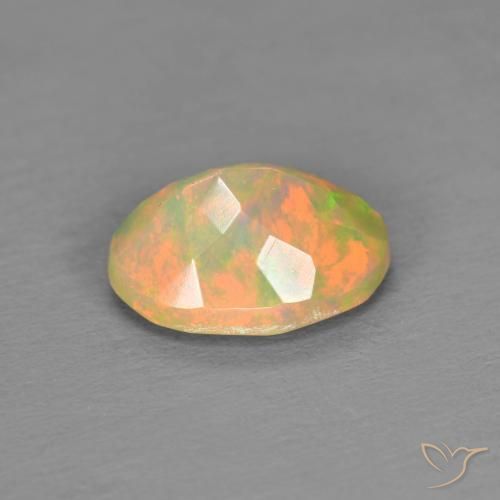 Opal Gemstone in 8 x 6 mm (calibrated) Size for Sale, Opal Stone in Multicolor Color