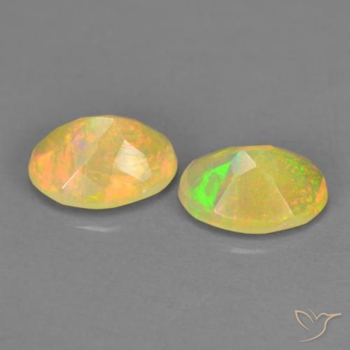 Opal Gemstones in 7 x 5 mm (calibrated) Size for Sale, Opal Stones in Multicolor Color