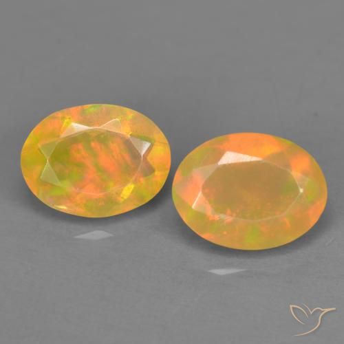 1.51 ct Oval Cut Opal, 8.2 x 6.2 mm From Ethiopia, Photo A