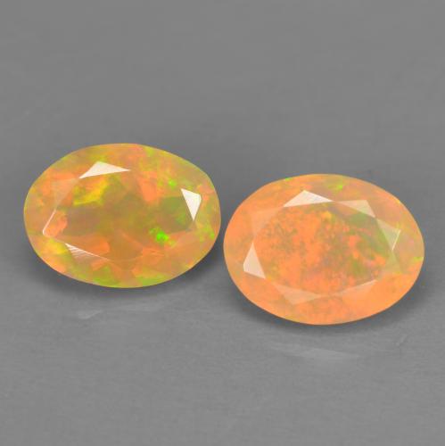 Multicolor Opal Gem - 0.7ct Oval Facet (ID: 602123)