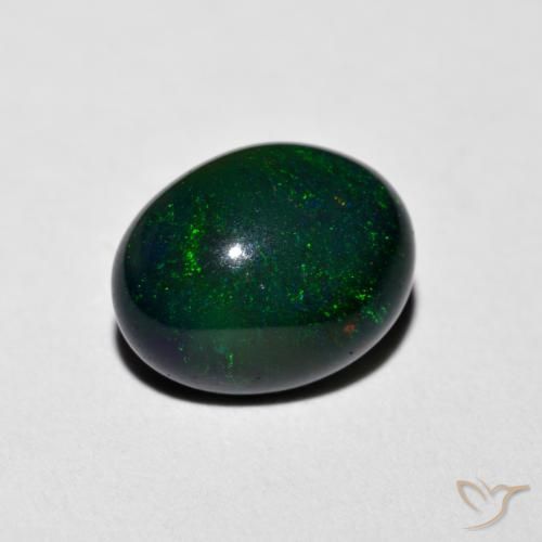 1.07 ct Multicolor Opal Stone, Natural Opal in Oval Cabochon Shape for Sale