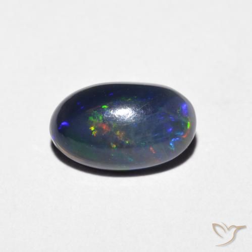 0.72ct Natural Multicolor Opal, Oval, Opaque