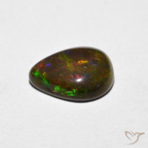 Opal Gemstone in 7.9 x 6.6 mm Size for Sale, Opal Stone in Multicolor Color