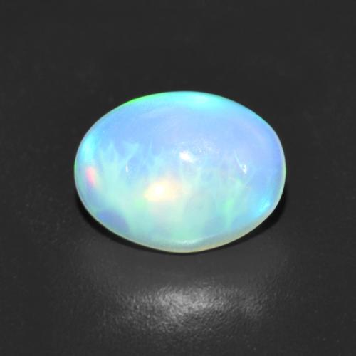 Multicolore Opale Gem - 1ct Ovale cabochon (ID: 622803)