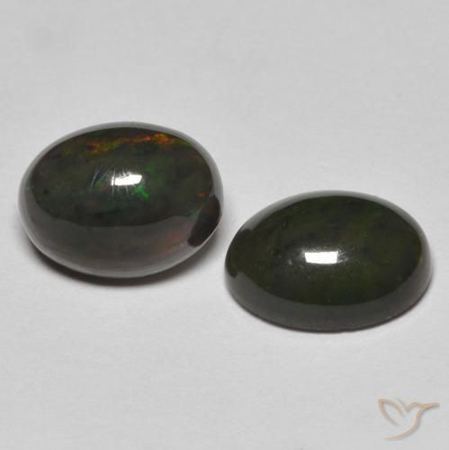 1.75 ct Oval Opal, 8.2 x 6.2 mm From Ethiopia, Photo A