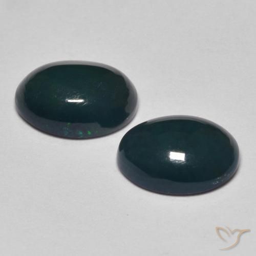 Opal Gemstones in 8 x 6 mm (calibrated) Size for Sale, Opal Stones in Multicolor Color