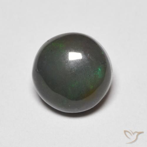 0.82 ct Multicolor Opal Gemstone, Opal Gem in Round Cabochon Shape for Sale.