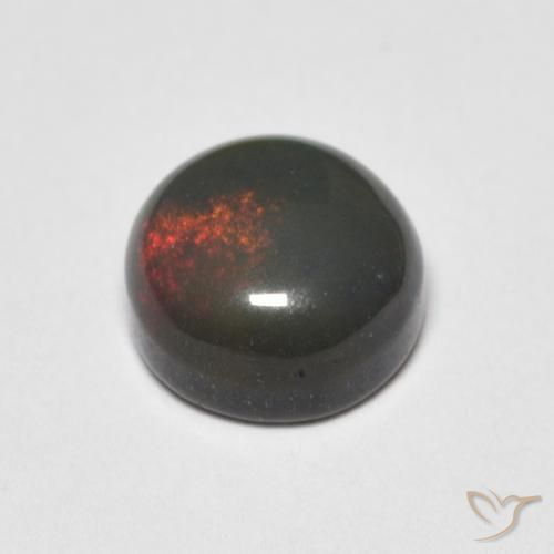 Opal Gemstone in 6.5 mm (calibrated) Size for Sale, Opal Stone in Multicolor Color