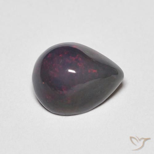 0.59ct Natural Multicolor Opal, Pear Shape, Opaque