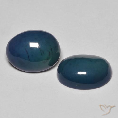 1.93 ctw Multicolor Opal Stones, Natural Opal in Oval Cabochon Shape for Sale