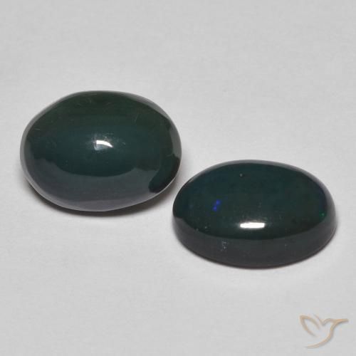 1.57 ctw Multicolor Opal Stones, Natural Opal in Oval Cabochon Shape for Sale