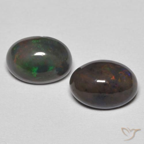 0.99ctw Natural Multicolor Opal, Oval, Opaque