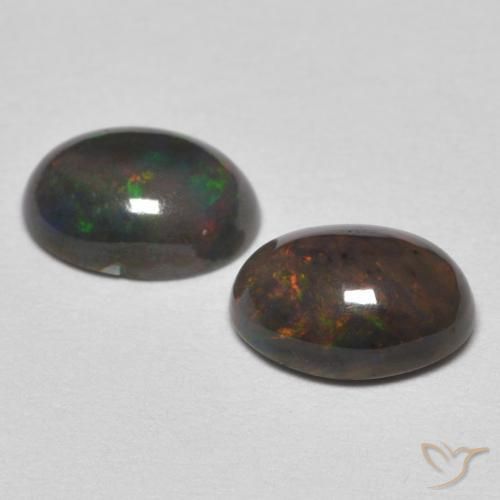 Opal Gemstones in 7 x 5 mm (calibrated) Size for Sale, Opal Stones in Multicolor Color