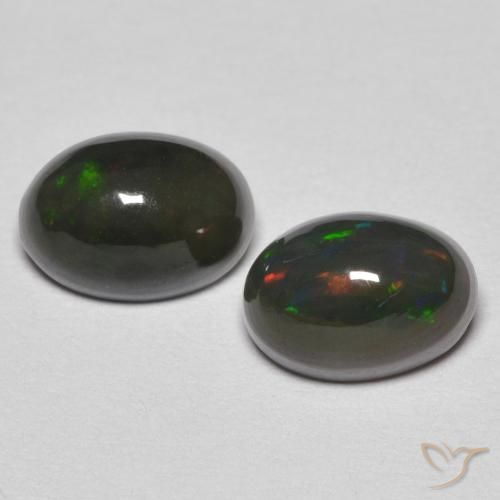 1.18ctw Natural Multicolor Opal, Oval, Opaque