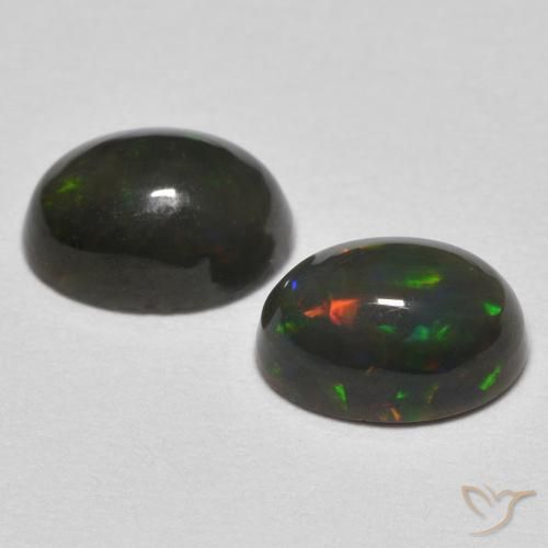 Opal Gemstones in 7 x 5 mm (calibrated) Size for Sale, Opal Stones in Multicolor Color