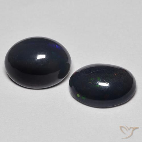 1.68 ctw Multicolor Opal Stones, Natural Opal in Oval Cabochon Shape for Sale