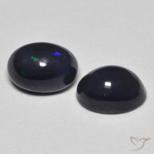 1.18 ctw Multicolor Opal Stones, Natural Opal in Oval Cabochon Shape for Sale