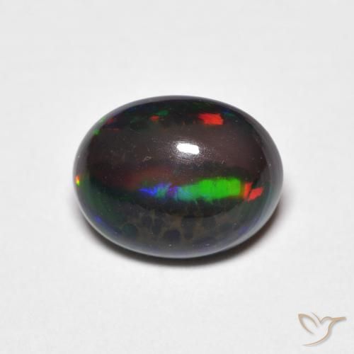 1.20ct Natural Multicolor Opal, Oval, Opaque