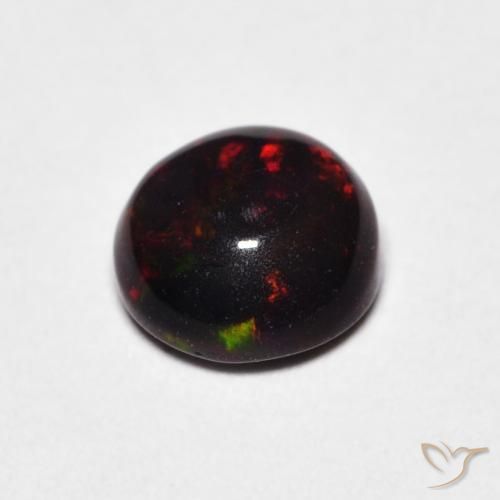Opal Gemstone in 6 mm (calibrated) Size for Sale, Opal Stone in Multicolor Color