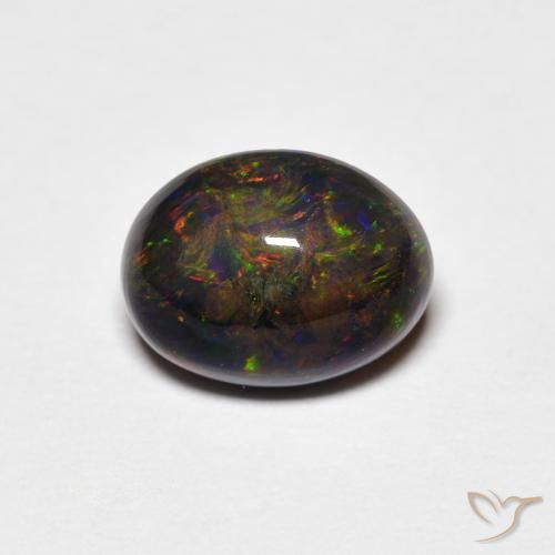1.15ct Natural Multicolor Opal, Oval, Opaque, Photo A