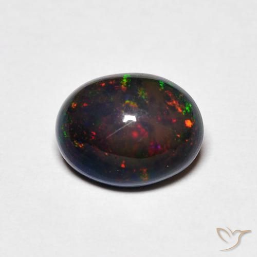1.23ct Natural Multicolor Opal, Oval, Opaque