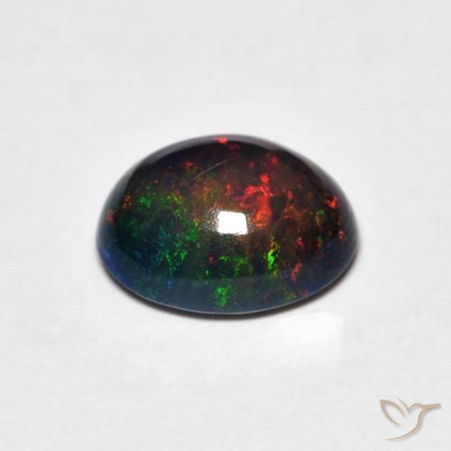 Opal Gemstone in 9 x 7 mm (calibrated) Size for Sale, Opal Stone in Multicolor Color