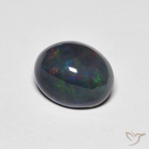 1.19 ct Multicolor Opal Stone, Natural Opal in Oval Cabochon Shape for Sale