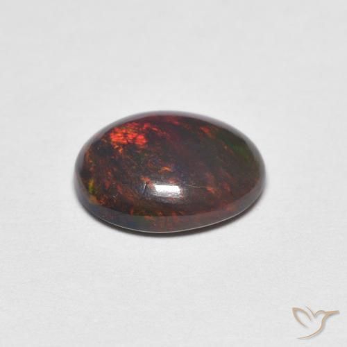 Opal Gemstone in 9 x 7 mm (calibrated) Size for Sale, Opal Stone in Multicolor Color