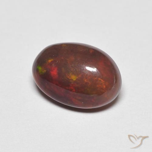1.11ct Natural Multicolor Opal, Oval, Opaque