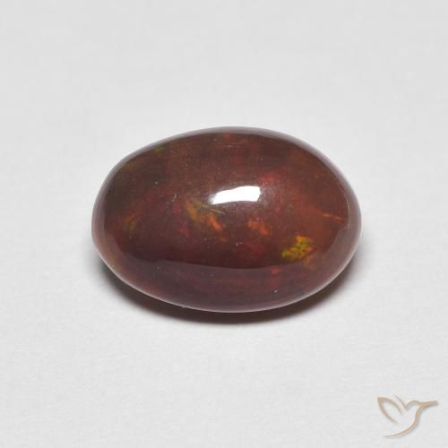 1.11 ct Multicolor Opal Stone, Natural Opal in Oval Cabochon Shape for Sale