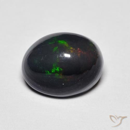 1.96 ct Multicolor Opal Gemstone, Opal Gem in Oval Cabochon Shape for Sale.