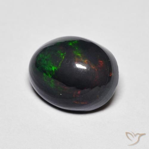 1.96 ct Multicolor Opal Stone, Natural Opal in Oval Cabochon Shape for Sale