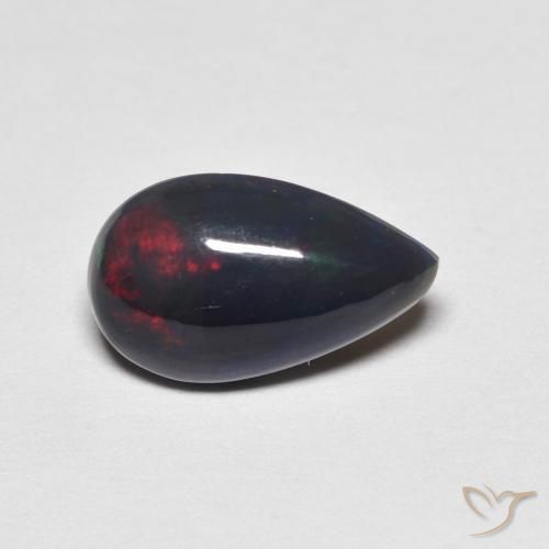 1.13ct Natural Multicolor Opal, Pear Shape, Opaque