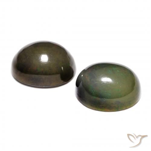 Opal Gemstones in 9 x 7 mm (calibrated) Size for Sale, Opal Stones in Multicolor Color