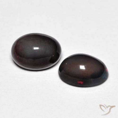 1.12 ctw Multicolor Opal Stones, Natural Opal in Oval Cabochon Shape for Sale