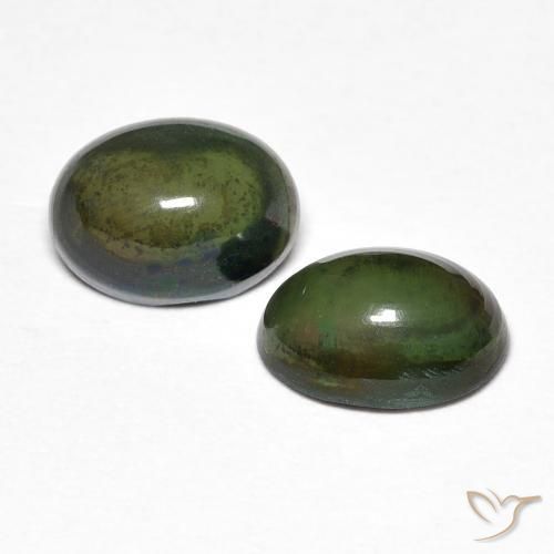 1.43 ctw Multicolor Opal Stones, Natural Opal in Oval Cabochon Shape for Sale